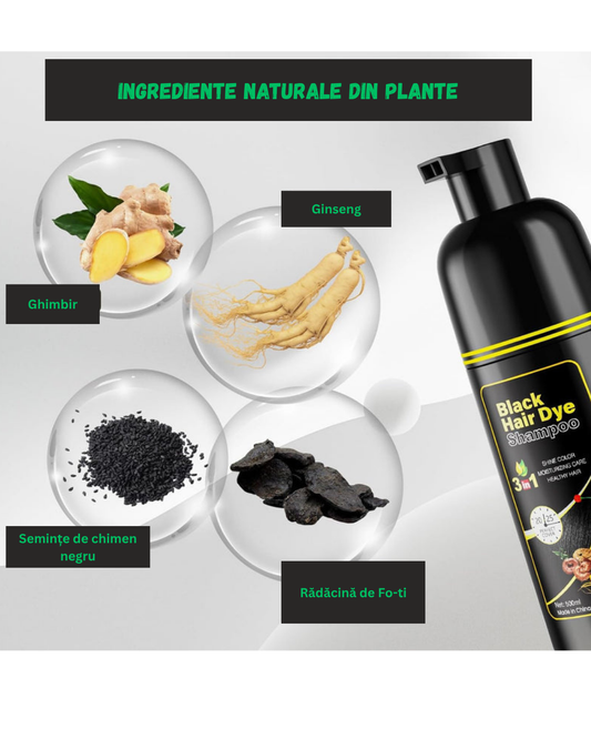 Șampon pentru acoperirea firelor albe fără vopsire