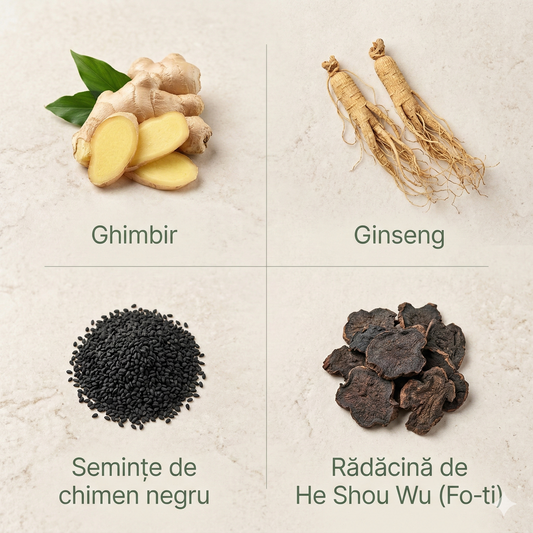 Șampon pentru acoperirea firelor albe fără vopsire 500 ml