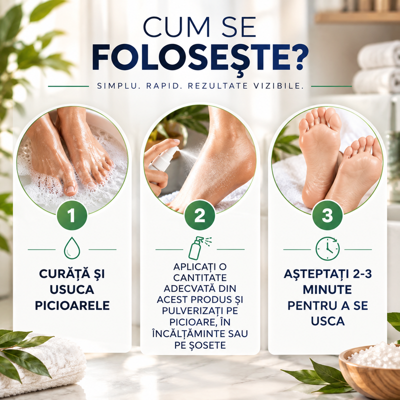 Spray Picioare Cu Ulei De Arbore