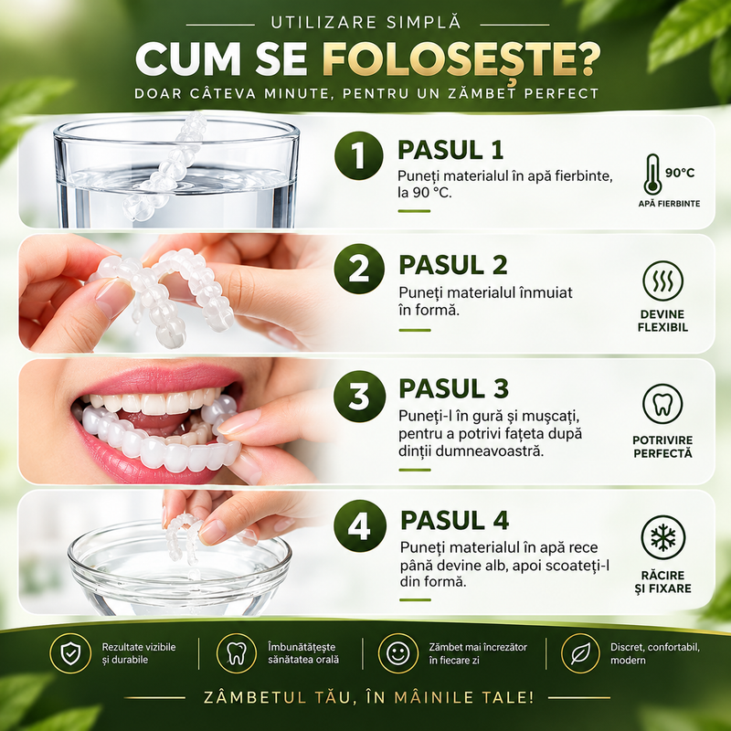 Set Fațete Dentare Cosmetice